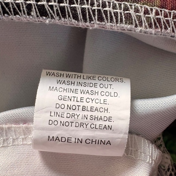 Women's Black & Floral Hoodie Long Sleeve Kangaroo Pocket Plus Size 5XL - Picture 9 of 13